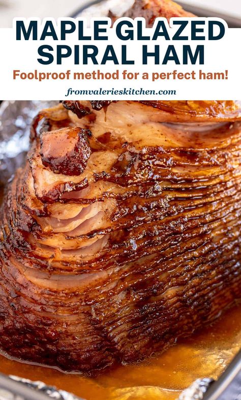 Best Spiral Ham Recipe, Maple Ham, Crock Pot Ham, Brown Sugar Pineapple, Maple Glazed Ham, Apricot Glaze, Spiral Sliced Ham, Pineapple Glaze, Ham Glaze Recipe