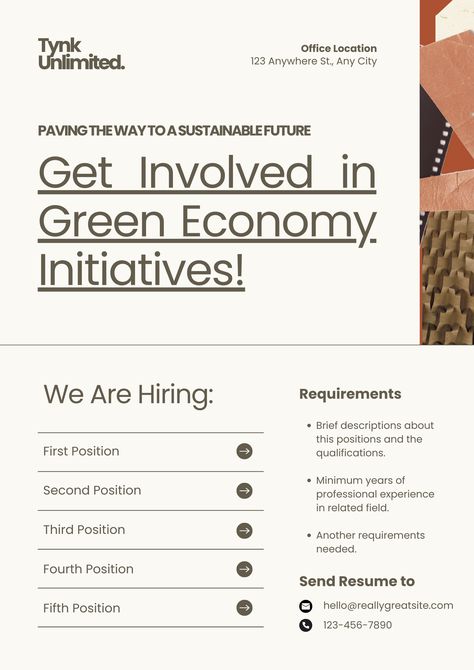 Join our team of professionals with our Beige Clean Professional Hiring Poster design. Your next career move awaits! Hiring Poster, Job Poster, Poster Template Design, Cool Aesthetic, We Are Hiring, Join Our Team, Construction Worker, Jobs Hiring, Poster Template