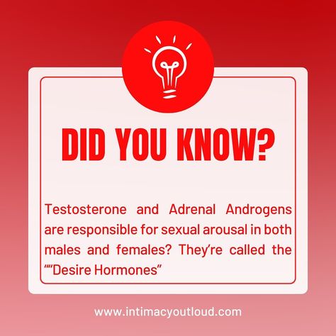 ✨Can we talk science for a moment? Did know that testosterone and adrenal androgens are key players in sexual arousal for all genders? These powerful hormones are often called the “desire hormones” because of their major role in sparking sexual interest and passion 🔥🔥 Testosterone is produced not only by the s$x organs but also by the adrenal glands, which are responsible for creating androgens - our body’s natural chemistry for fueling desire and attraction. Balancing these hormones is... Can We Talk, Adrenal Glands, Our Body, Chemistry, Did You Know, No Response, Science, Key, In This Moment