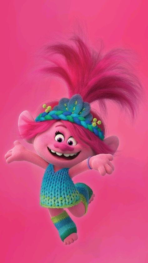 Diy Trolls Birthday Party, Trolls Band Together, Poppy Wallpaper, Princess Poppy, Trolls Birthday Party, Disney Characters Wallpaper, Poppy And Branch, Whatsapp Wallpaper Cute, Trolls Movie