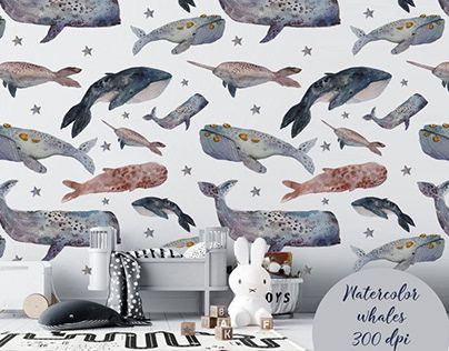 Check out new work on my @Behance profile: "Universal pattern with watercolor whales" http://be.net/gallery/125573875/Universal-pattern-with-watercolor-whales Shark Nursery, Ocean Themed Nursery, Sea Nursery, Big Shark, Ocean Nursery, Baby Boy Room Nursery, Baby Boy Room, Nursery Baby Room, Statement Wall