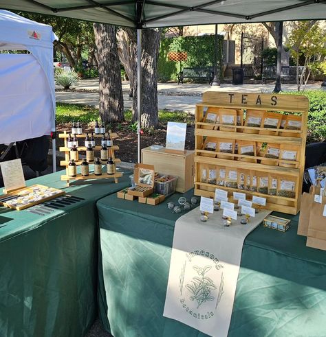 It's a beautiful day! Shelf stable elderberry syrup and tea samplers available!! #elderberries #elderberrysyrup #herbalism #herbalbusiness #herbalapothecary #ApothecaryShop #apothecary #teashop #teasampler #sanantoniopopup #sanantoniomarket Pop Up Display, Craft Market Display, Craft Market, Market Display, Elderberry Syrup, Herbal Apothecary, Tea Sampler, Market Displays, Market Stalls