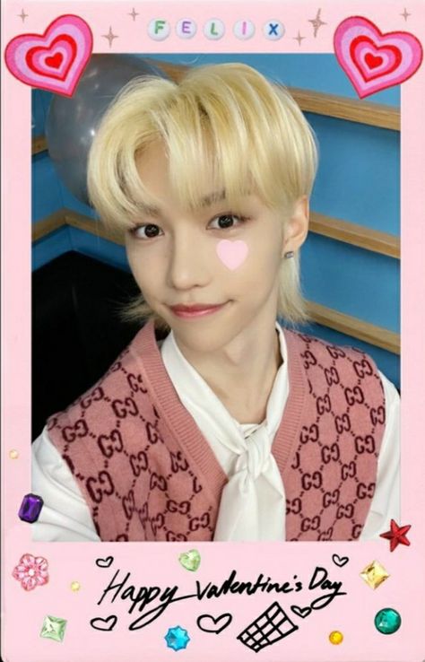 Felix Valentines Day, Stray Kids Valentines, Bts Ages, Valentines Day Wallpaper, Kids Valentines Day, Day Wallpaper, Valentine Background, Happy Valentines Day Card, Kids Valentines