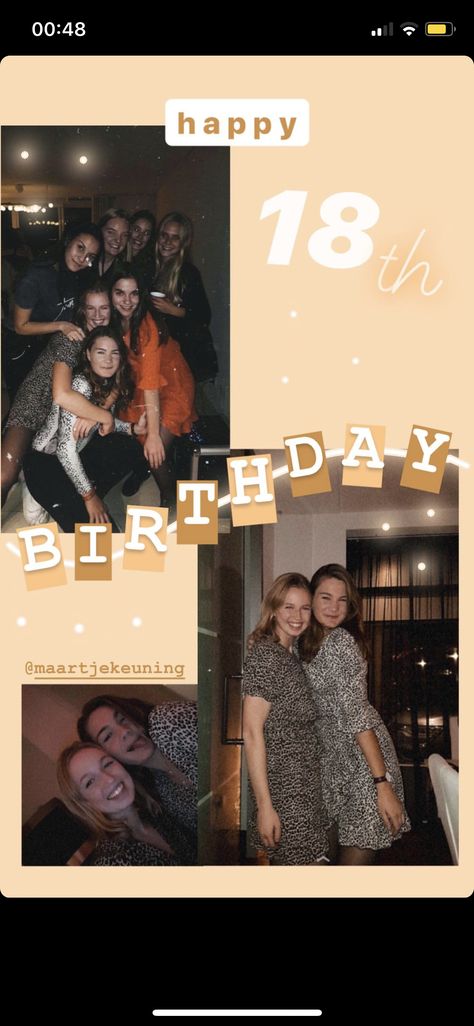 18th Bday Insta Story, Happy 18th Birthday Instagram Story, 18th Birthday Story Instagram, 18th Birthday Instagram Story Ideas, Birthday Stories, Happy Birthday Buddy, Bts Calendar, Birthday Wishes Girl, Collage Photo Frame Design