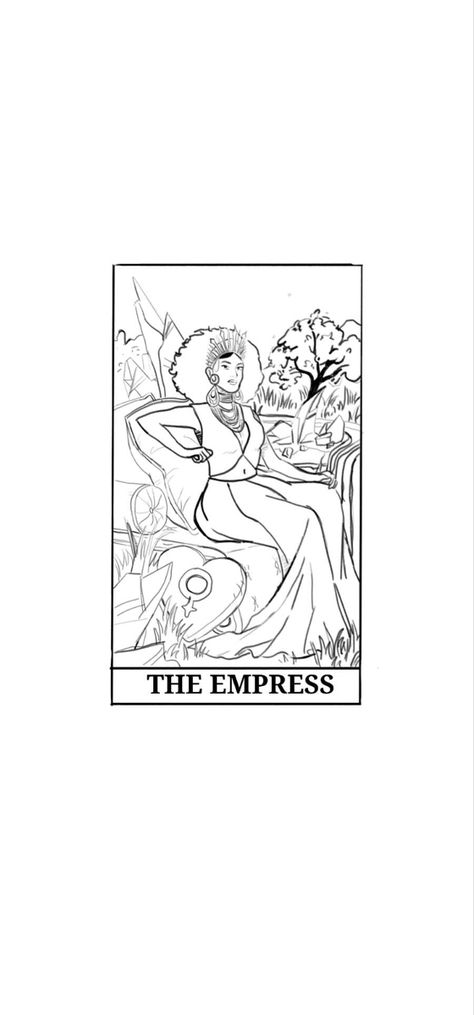 Empress Tarot Card Tattoo Simple, Empress Card Tattoo, Empress Tarot Card Tattoo, The Empress Tarot Tattoo, Empress Tarot Card, Tarot Card Tattoo, Tarot Tattoo, Empress Tarot, Tarot Cards Art