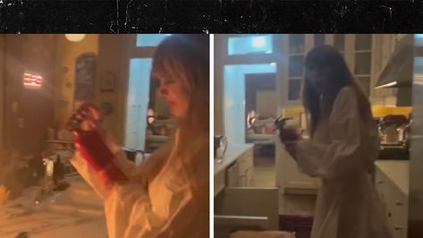 Taylor Swift Extinguishes Fire In NYC Apartment Kitchen Taylor Swift Kitchen, Taylor Swift Apartment, Nyc Apartment Kitchen, Carlito's Way, Zazie Beetz, Tony Goldwyn, New York City Apartment, Fire Video, Hollywood Gossip