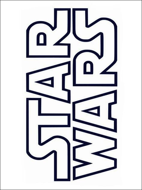 Logo No Background, Star Wars Party Decorations, Star Wars Logos, Star Wars Stencil, Star Wars Silhouette, Star Wars Classroom, Star Wars Decal, Sabre Laser, Star Wars Cake