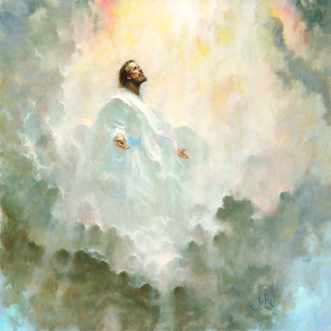 Ascension Of Jesus, Jesus Is Risen, Pictures Of Christ, Jesus Photo, Jesus Christ Art, Pictures Of Jesus Christ, Ayat Alkitab, Jesus Painting, Jesus Resurrection