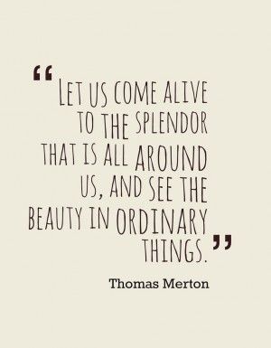 Thomas Merton Quotes. QuotesGram Beauty In Ordinary Things, Thomas Merton Quotes, Gerard Manley Hopkins, Thomas Merton, Social Activist, Garden Quotes, Wonderful Words, Simple Things, Quotable Quotes