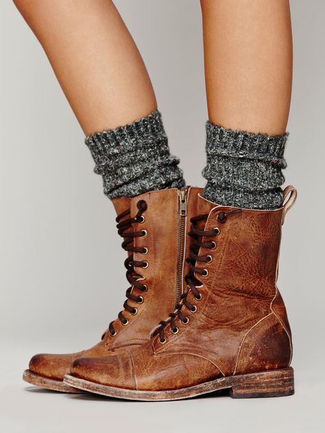 Free People Fletch Lace Up Boot, $198.00 Boots With Laces, Galaxy Converse, Free People Boots, Galaxy Vans, Freebird By Steven, Free People Clothing Boutique, Leather Lace Up Boots, Mode Inspo, Boots Fall