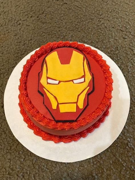 Iron Man Topper, Ironman Topper Printable, Iron Man Cake Topper, Iron Man Cake Design, Easy Ironman Cake, Marvel Cakes, Iron Man Cake, Marvel Birthday Cake, Ironman Cake