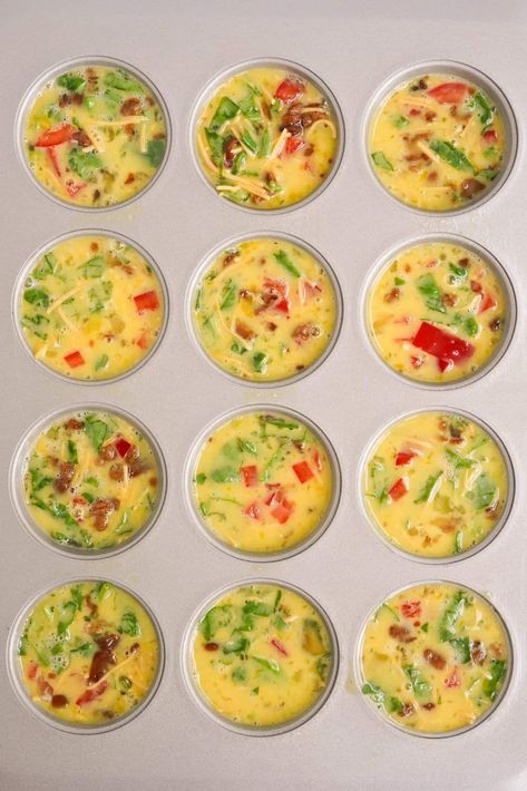 Breakfast Egg Muffins - The Country Cook Breakfast Egg Muffins, Cheese Vegetables, Egg Muffins Recipe, Egg Muffins Breakfast, Country Cook, Tasty Breakfast, The Country Cook, Egg Muffins, Egg Bites