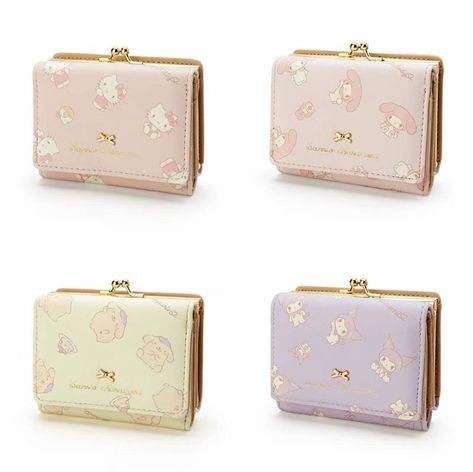 Cute Cartoon Wallet #79 
  Size:11*3.5*8cm 
 Color:Kuromi ,Melody,Hello Kitty,Purin 
 Material:PU Kuromi Wallet, Sanrio Wallet, Kawaii Wallet, Sanrio Backpack, Hello Kitty Wallet, Kuromi My Melody, Melody Hello Kitty, Three Fold, Card Purse