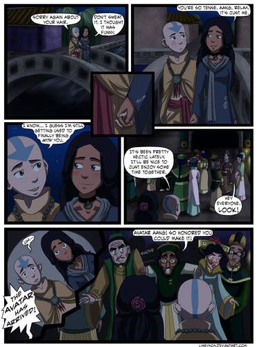 first date pg9 by limey404 on DeviantArt Ang And Katara, The Last Avatar, Avatar Cartoon, Avatar Fan Art, Art Pics, Air Bender, Avatar The Last Airbender Art, Team Avatar, Avatar Airbender