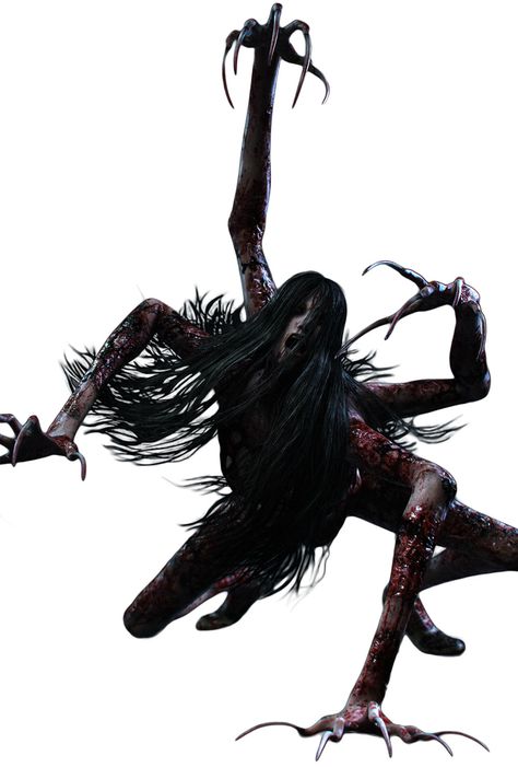 Laura Render The Evil Within Art, Evil Within Art, Horror Concept, Creature Ideas, Dark Creatures, Creepy Monster, The Evil Within, World Of Darkness, Monster Concept Art