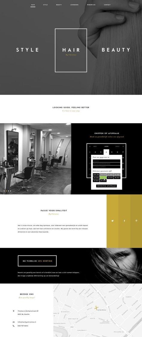 Hair Salon Web Design, Hair Salon Website Design, Salon Website Design, Beautiful Web Design, Salon Names, Visual Style, Design Quote, Beauty Salon Interior, Web Graphic Design