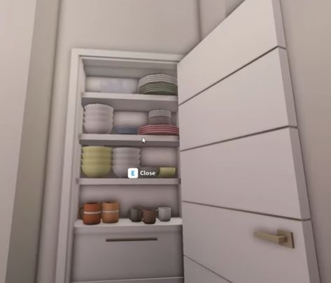 Bloxburg House Ideas To Fill Up Space, Bloxburg House Color Pallete, Bloxburg Building Hacks Kitchen, Realistic Blocksburg Kitchen, Nursery Ideas Bloxburg 3x3, 4x4 Kitchen Bloxburg, Bloxburg Fridge, Bloxburg Kitchen Ideas Tutorial, Hidden Fridge