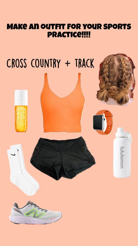 @dancergurl4ev sports outfit comp submission!! #outfitinspo #outfit #crosscountry #track Track Outfits Practice, Track Outfits, Sports Outfit, Sport Outfits, Track, Outfit Inspo, Sports, Quick Saves