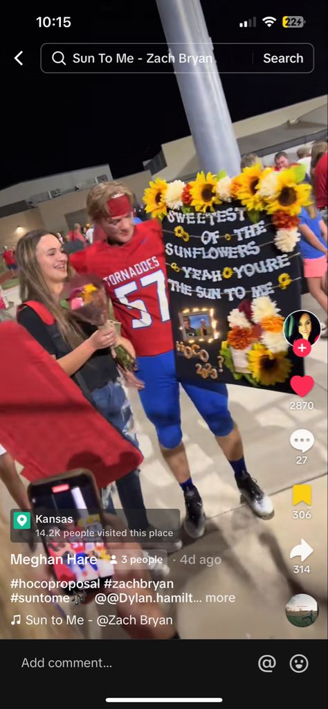 Cute Homecoming Proposals, Hoco Proposals, Zach Bryan, Homecoming Proposal, Homecoming, Sun