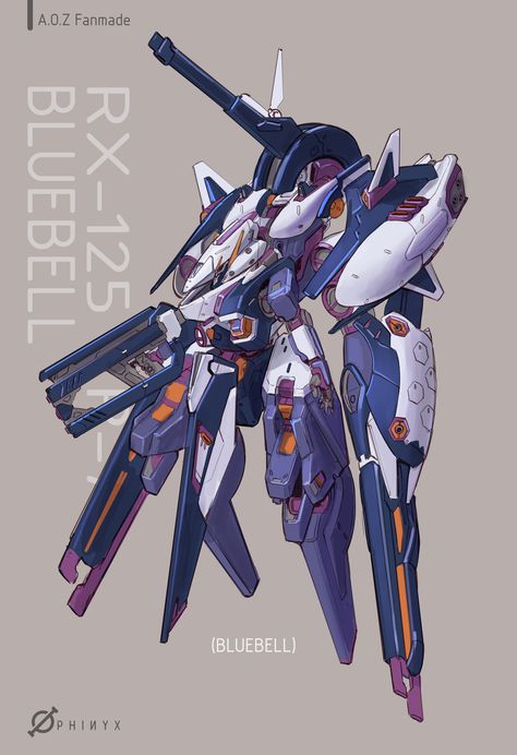 Fan art/design for AOZ designs! TR-7 Bluebell. If you're not familiar, AOZ or Advance of Zeta is a Gundam story set in U.C. 0084, prequel of Zeta Gundam. #Gundam #advanceofzeta Advance Of Zeta, Robot Factory, Mech Art, Metal Robot, Zeta Gundam, Sci-fi Armor, Gundam Wallpapers, Gundam Custom Build, Gunpla Custom