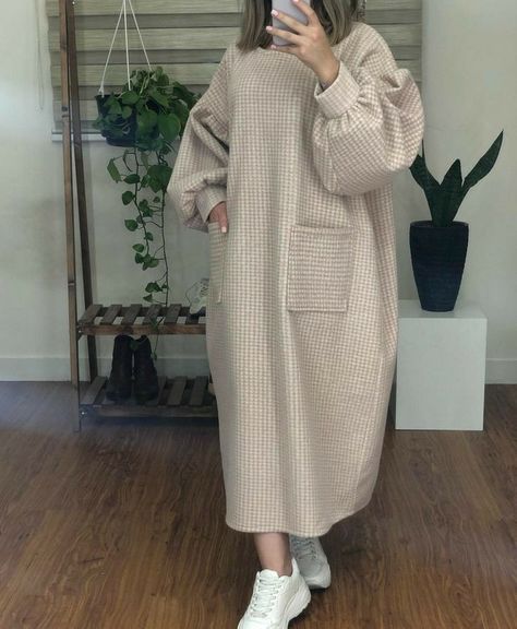 Casual Loose Dresses For Women, Stile Hijab, Mode Turban, Muslim Outfits Casual, Hijab Style Casual, Women Blouses Fashion, Hijabi Fashion Casual, Mode Abaya, Muslim Fashion Hijab