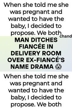 Picture this: Your fiancée is giving birth to your first child, and in the midst of her pain, she screams the name of her late fiancé. How would you react? One man faced this exact situation and decided to walk out of the delivery room, leaving his fiancée to give birth without him. Now, he's feeling the heat from his fiancée and her family, and he's wondering if he was wrong for leaving her side in such a crucial moment. Let's dive into their story and see what happened. 😲 Unexpected Pregnancy, Paternity Test, Delivery Room, Give Birth, Their Story, How To Apologize, Giving Birth, Couple Relationship, Family Drama