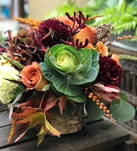 Autumn Floral Arrangement Demonstration | Darien Library Making Floral Arrangements, Autumn Arrangements Floral Design, Harvest Flower Arrangements, Autumn Flower Arrangements, Holiday Office Decor, Autumn Arrangements, Fall Floral Centerpieces, Floral Design Business, 80th Birthday Decorations