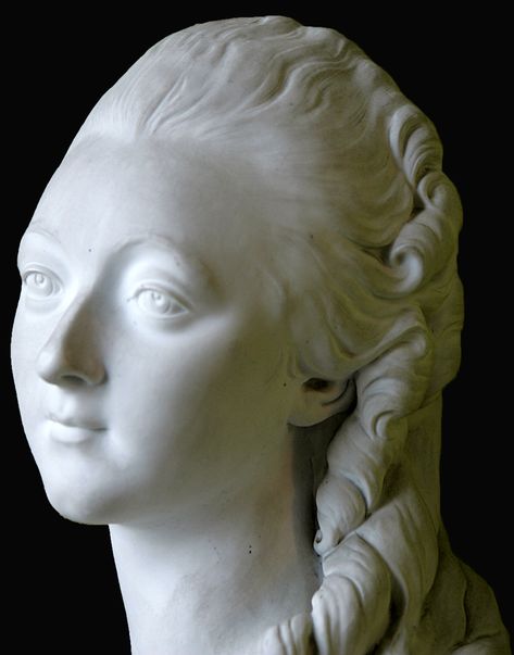 June 2017 Portrait bust of Countess du Barry (Jeanne Bécu Madame du Barry) - The Royal Family of Serbia Jeanne Du Barry, Madame Du Barry, High Forehead, Lady Oscar, Ancient Goddesses, Painting Templates, Jean Baptiste, The Royal Family, Contemporary Outfits