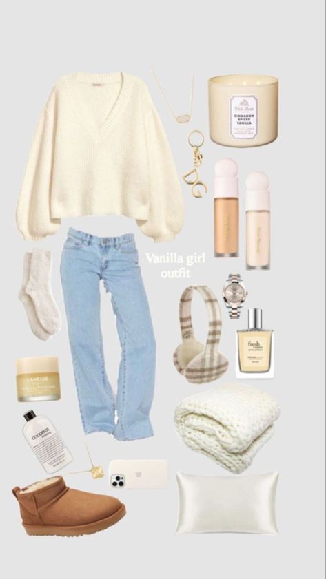 Vanilla Girl, Casual Preppy Outfits, Cute Lazy Day Outfits, Trendy Outfits For Teens, Cute Preppy Outfits, School Looks, Mode Casual, Stockholm Fashion, Mode Ootd