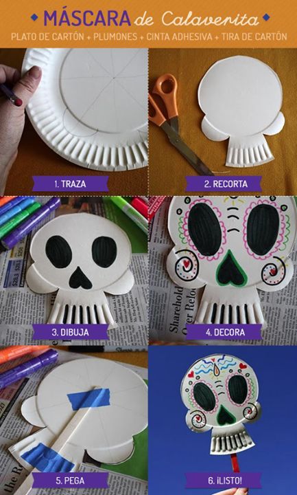 Bricolage Halloween, Halloween Arts And Crafts, Adornos Halloween, Paper Plate Crafts, Plate Crafts, Halloween Diy Crafts, Halloween Crafts For Kids, Crafts For Kids To Make, Halloween Activities