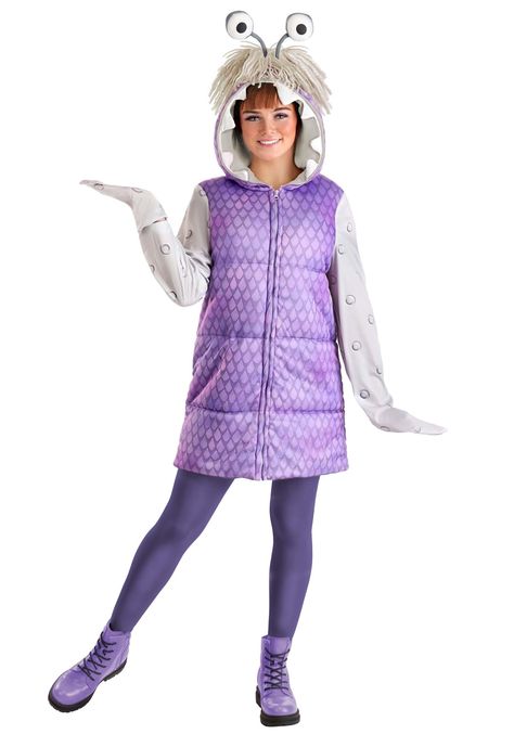 PRICES MAY VARY. Size: Large This is an exclusive Women's Disney and Pixar Monsters Inc. Boo Costume. - hoodie Monsters Inc Boo Costume, Boo Monsters Inc Costume, Hockey Player Costume, Monsters Inc Halloween Costumes, Toddler Elsa Costume, Movie Character Halloween Costumes, Monsters Inc Halloween, Sully Costume, Adult Disney Costumes