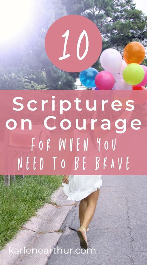 How is courage and bravery working for you? Here's a list of 10 Bible verses on courage. These are for the hard times when you need to be brave! #courage #strength #Bible #brave #Jesus #whileiponder Courage Verses Bible, Courage Bible Verses, Bible Verse For Courage, Courage Scripture, Verses About Courage, Sunday School Stories, Strength Bible, Christian Lifestyle Blog, Personal Revelation