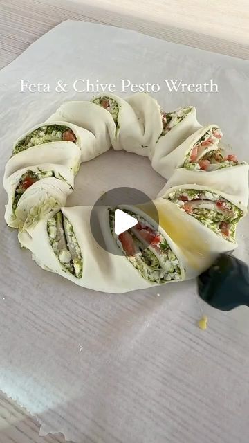 Puff Pastry Christmas, Veggie Side Dish Recipes, Catering Food, Appetizer Salads, Christmas Cooking, Veggie Side Dishes, Wrap Recipes, Food Presentation, Mediterranean Recipes