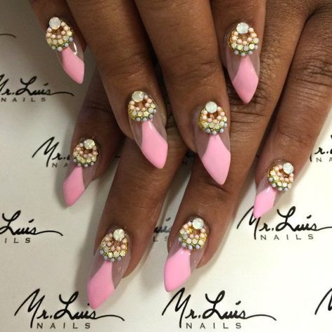 Celebrity Nails, Elegant Nail Art, Japanese Nail Art, Nail Envy, Cute Nail Art, Elegant Nails, Classy Nails, Nail Pro, Creative Nails