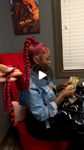 #𝕙𝕒𝕚𝕣𝕘𝕠𝕒𝕝𝕤🤍 on Instagram: "RED HEADS, WHERE YALL AT⁉️😍😍😍
tag someone with red hair👀
i wanna do this again😩 #dmvsleekponytail #ponytail #sleekponytail #baltimorehairstylist #baltimorehair #baltimoreponytails #dmvhairstylist #dmvhair #dmvponytails #babyhair #ponytails" Dark Red Ponytail, Red Ponytail, Red Heads, Sleek Ponytail, February 1, Tag Someone, Baby Hairstyles, Redheads, Dark Red