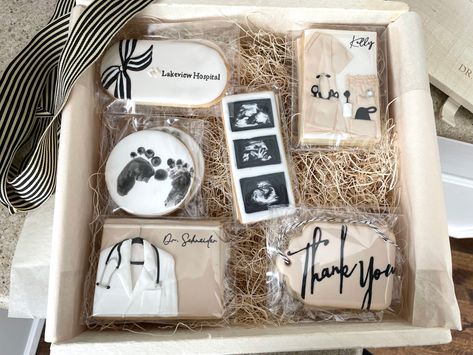 Ob Thank You Cookies, Labor And Delivery Thank You Cookies, Ultrasound Cookies Decorated, Labor And Delivery Cookies Decorated, Obgyn Cookies Decorated, Nurse Thank You Cookies, Labor And Delivery Cookies, Obgyn Cookies, Ultrasound Cookies