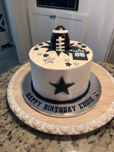 Dallas Cowboy Cake For Men, Cowboys Football Cake, Dallas Cake, Cowboys Cake, Dallas Cowboys Cake, Football Themed Cakes, Football Birthday Cake, Cowboy Cakes, Cowboys Logo