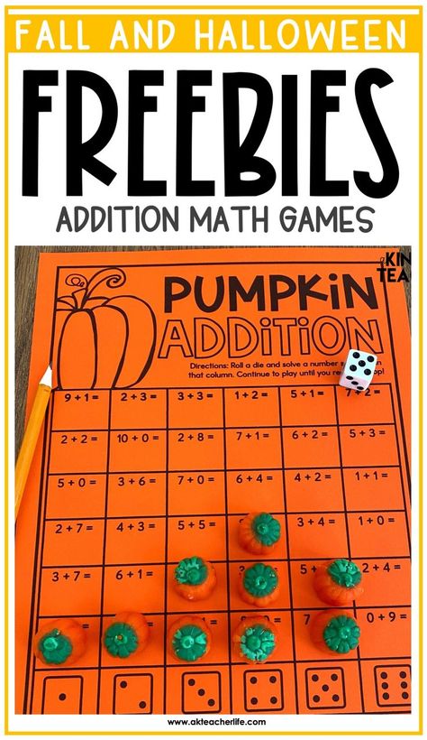 Fall Addition And Subtraction Activities, Fall Math Games 2nd Grade, Fall Math Activity 2nd Grade, Pumpkin Math 2nd Grade, Fall Math Activities Elementary, Addition Subtraction Activities, Halloween Addition Activities, 2nd Grade November Activities, Halloween Math Activities 1st Grade