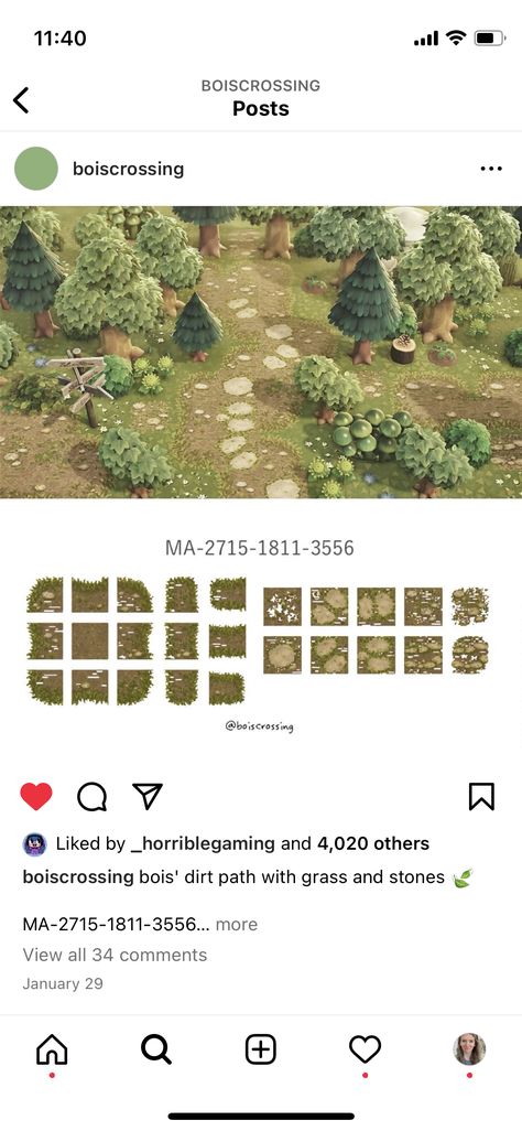 Dirt Acnh Code, Acne Brick Path Codes, Acnh Moss Stone Path, Acnh Mossy Brick Path, Mossy Stone Path Acnh, Acnh Stone Code, Acnh Rock Code, Acnh Whimsical, Mossy Cobblestone Path Acnh