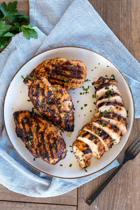 Grilled Chicken Ninja Foodi Grill, Ninja Grill Chicken Recipes, Ninja Indoor Grill Recipes, Ninja Foodi Grill Recipes Chicken, Ninja Woodfire Grill Recipes Chicken, Ninja Woodfire Grill Recipes, Ninja Foodi Grill Recipes, Wood Fire Grill Recipes, Grill Chicken Breast