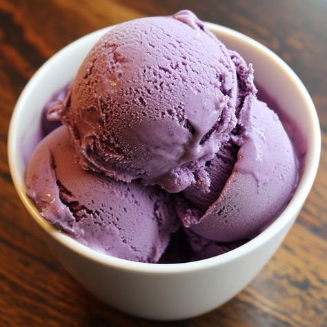 🍦 Indulge in Ube Ice Cream—a creamy, purple-hued treat that's deliciously unique and perfect for any day! 💜🍧 #UbeIceCream #FilipinoDesserts Ube Ice Cream Ingredients: Ube puree (1 cup) Heavy cream (1 cup) Sweetened condensed milk (1 cup) Milk (1 cup) Vanilla extract (1 tsp) Instructions: Blend ube puree, cream, condensed milk, milk, and vanilla extract. Pour into an ice cream maker and churn according to the manufacturer’s instructions. Freeze until firm. 💜🍨 Ube Ice Cream is a vibrant and... Purple Ice Cream, Ube Ice Cream, Instagram Recipes, Ice Cream Ingredients, Filipino Desserts, Trending Recipes, An Ice Cream, Ice Cream Maker, Sweetened Condensed Milk