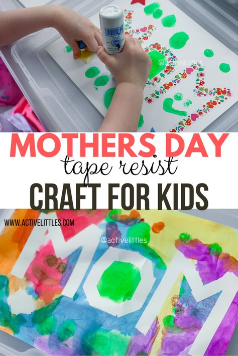 Mother's Day Crafts Preschool Activity - Active Littles Mothers Day Ideas Preschool, Mother Day Crafts For Kids Preschool, Mothers Day Prek Craft, Mother Day Activity For Toddlers, Mother Activities For Preschool, Toddler Activities For Mothers Day, Mothersday Toddler Craft, Mother Day Activities For Toddlers, Mother’s Day Kids Craft Easy