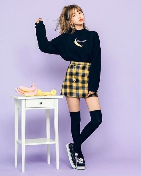 #fashion #womensfashion #zettairyouiki #socks #kneesocks #overkneesocks #thighhighsocks #miniskirt #minidress #legs #korea #korean #kpop Knee Socks Outfits, Thigh High Socks Outfit, Knee High Socks Outfit, High Socks Outfits, Socks Outfit, Over Knee Socks, Sock Outfits, Thigh High Socks, Poses References