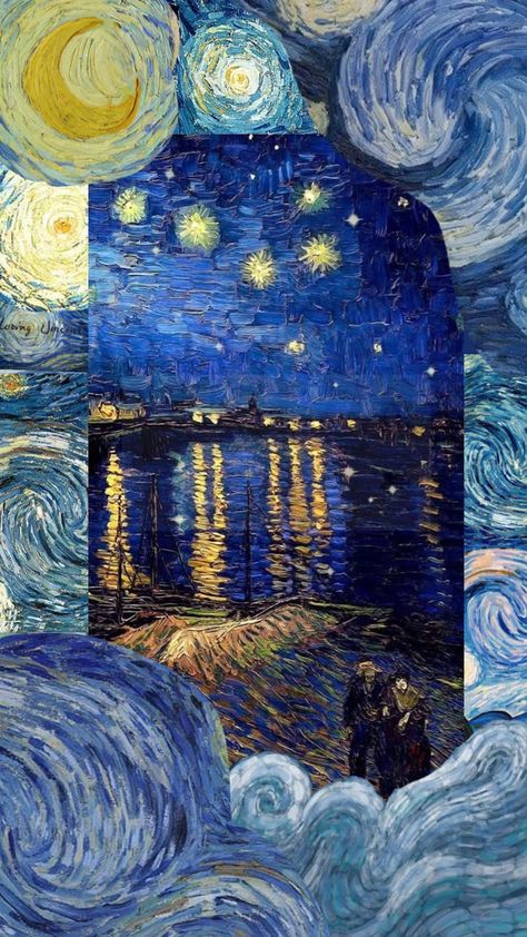 #art #artwork #vangogh #starrynight Art Artwork, Van Gogh, Starry Night, Art