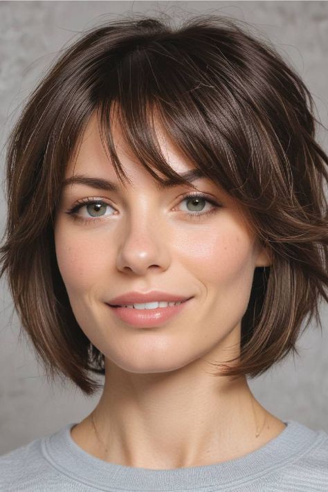 40 Best Hairstyles and Haircuts for Long Faces (2024) Short Hair Style For Long Face And Big Nose, Best Short Haircuts For Long Faces, Short Hairstyle For Long Face Girl, Long Narrow Face Hairstyles, Hairstyles For Women With Long Faces, Bob Haircut For Long Face, Haircut For Narrow Face, Bobs For Long Faces, Lobe Haircuts