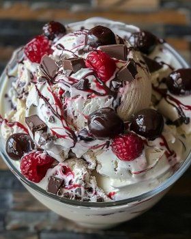 recipes tower community | 🍫🍒 Black Forest Ice Cream 🍒🍫 | Facebook Recipes Tower, Black Forest Ice Cream, Ice Cream Ingredients, Cream Aesthetic, Granulated Sugar, Black Forest, Lemon Juice, 2 Cups, 1 Cup