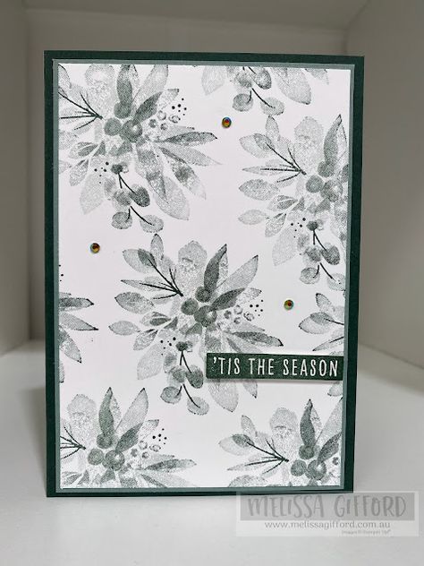 Stampin Up Eden’s Garden Cards, Stampin Up Ever Eden Dsp, Su Edens Garden Cards, Stampin Up Edens Garden Cards, Eden Gardens, Eden Garden, Garden Suite, Leaf Cards, Homemade Christmas Cards