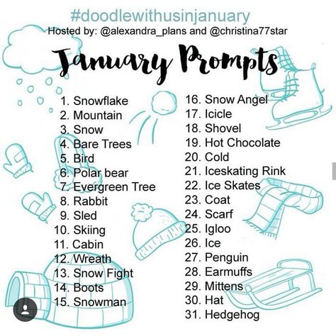 I’m in! #doodlewithus #doodle #challenge #doodlewithusinjanuary Doodle Prompts, Drawing List, Sketchbook Prompts, Doodle Challenge, Writing Challenges, Doodle Pictures, 30 Day Art Challenge, Doodle A Day, 30 Day Drawing Challenge