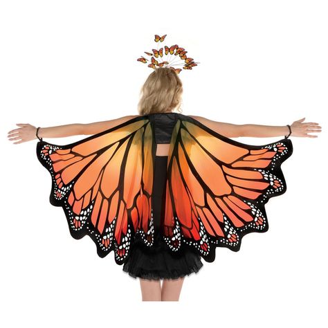 Wings Halloween Costume, Butterfly Wings Costume, Colorful Wings, Butterfly Monarch, Magic Wings, Butterfly Costume, Butterfly Fashion, Fancy Costumes, Running Costumes