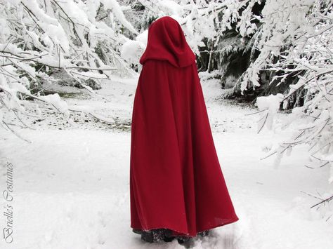 Red Cloak, Monster Hoodie, Red Cape, Fantasy Magic, Cyberpunk Fashion, Hooded Cape, Halloween Costume Contest, Costume Contest, Red Hood